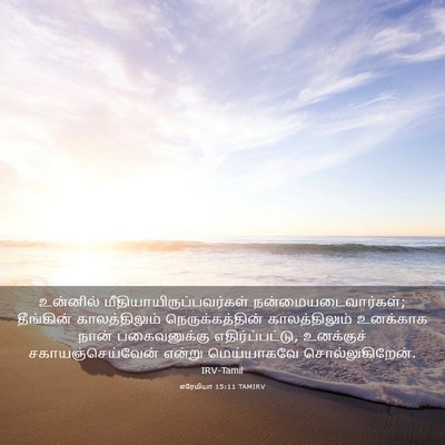 Picture 03 - எரேமியா 15:11 TAMIRV - உன்னில் - Bible Verse Picture