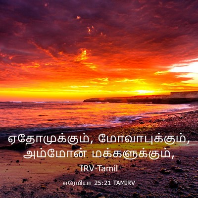 Picture 03 - எரேமியா 25:21 TAMIRV - ஏதோமுக்கும், - Bible Verse Picture
