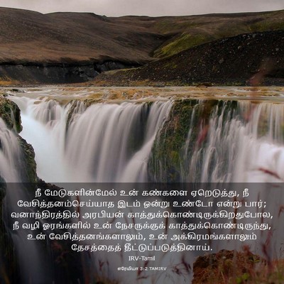Picture 03 - எரேமியா 3:2 TAMIRV - நீ மேடுகளின்மேல் - Bible Verse Picture