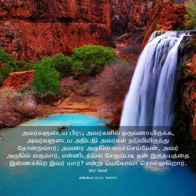 Picture 03 - எரேமியா 30:21 TAMIRV - அவர்களுடைய பிரபு - Bible Verse Picture