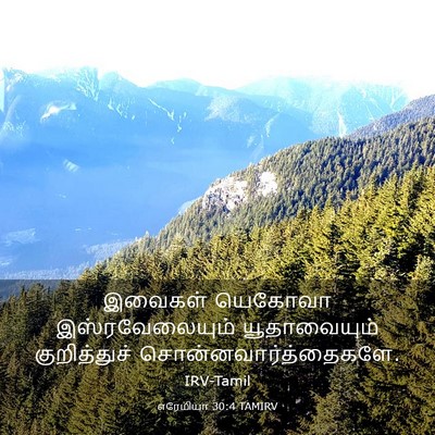 Picture 03 - எரேமியா 30:4 TAMIRV - இவைகள் யெகோவா - Bible Verse Picture