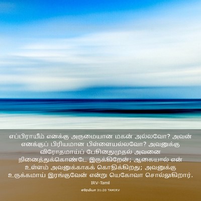 Picture 03 - எரேமியா 31:20 TAMIRV - எப்பிராயீம் - Bible Verse Picture