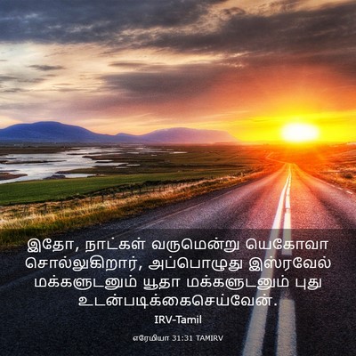 Picture 03 - எரேமியா 31:31 TAMIRV - இதோ, நாட்கள் - Bible Verse Picture