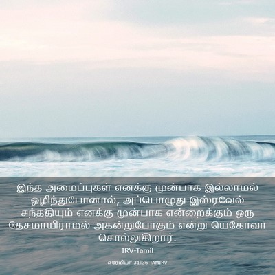 Picture 03 - எரேமியா 31:36 TAMIRV - இந்த அமைப்புகள் - Bible Verse Picture