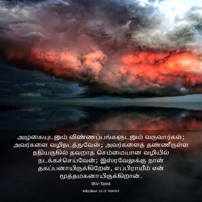 Picture 03 - எரேமியா 31:9 TAMIRV - அழுகையுடனும் - Bible Verse Picture