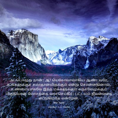 Picture 03 - எரேமியா 4:10 TAMIRV - அப்பொழுது நான்: ஆ! - Bible Verse Picture