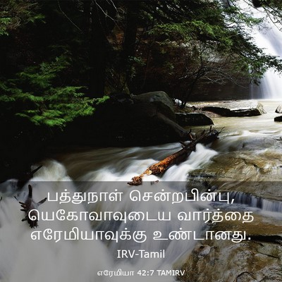 Picture 03 - எரேமியா 42:7 TAMIRV - பத்துநாள் - Bible Verse Picture