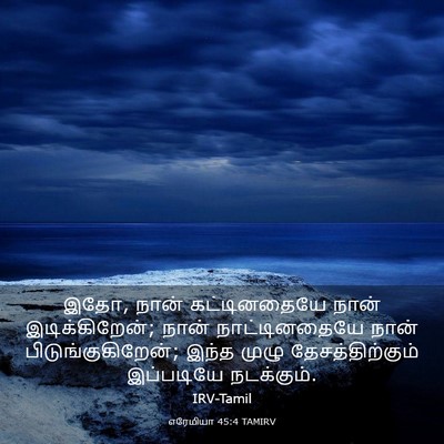 Picture 03 - எரேமியா 45:4 TAMIRV - இதோ, நான் - Bible Verse Picture