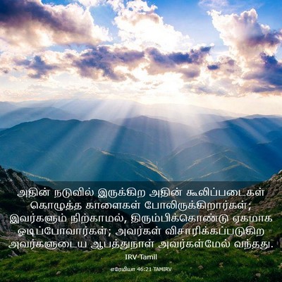 Picture 03 - எரேமியா 46:21 TAMIRV - அதின் நடுவில் - Bible Verse Picture