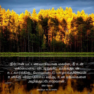 Picture 03 - எரேமியா 48:18 TAMIRV - தீபோன் - Bible Verse Picture