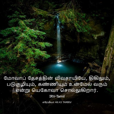 Picture 03 - எரேமியா 48:43 TAMIRV - மோவாப் தேசத்தின் - Bible Verse Picture