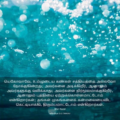 Picture 03 - எரேமியா 5:3 TAMIRV - யெகோவாவே, - Bible Verse Picture