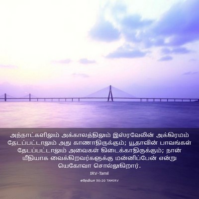 Picture 03 - எரேமியா 50:20 TAMIRV - அந்நாட்களிலும் - Bible Verse Picture