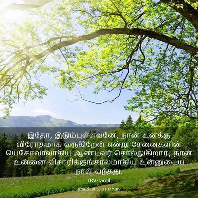 Picture 03 - எரேமியா 50:31 TAMIRV - இதோ, - Bible Verse Picture
