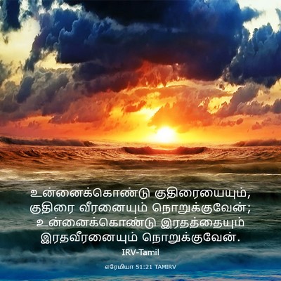 Picture 03 - எரேமியா 51:21 TAMIRV - உன்னைக்கொண்டு - Bible Verse Picture