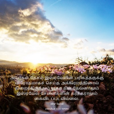 Picture 03 - எரேமியா 51:5 TAMIRV - அவர்கள் தேசம் - Bible Verse Picture