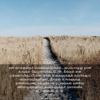 Picture 03 - எரேமியா 7:23 TAMIRV - என் வாக்குக்குச் - Bible Verse Picture