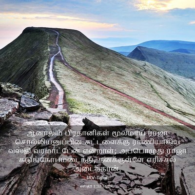 Picture 03 - எஸ்தர் 1:12 TAMIRV - ஆனாலும் - Bible Verse Picture