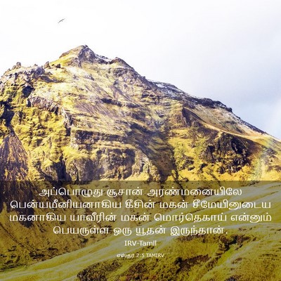 Picture 03 - எஸ்தர் 2:5 TAMIRV - அப்பொழுது சூசான் - Bible Verse Picture