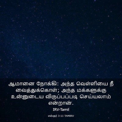 Picture 03 - எஸ்தர் 3:11 TAMIRV - ஆமானை நோக்கி: அந்த - Bible Verse Picture
