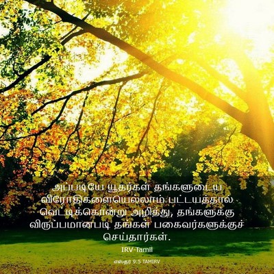 Picture 03 - எஸ்தர் 9:5 TAMIRV - அப்படியே யூதர்கள் - Bible Verse Picture