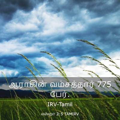 Picture 03 - எஸ்றா 2:5 TAMIRV - ஆராகின் - Bible Verse Picture
