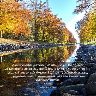 Picture 03 - எஸ்றா 2:68 TAMIRV - வம்சங்களின் - Bible Verse Picture