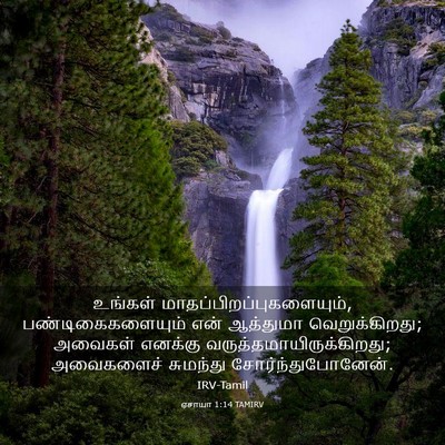 Picture 03 - ஏசாயா 1:14 TAMIRV - உங்கள் - Bible Verse Picture