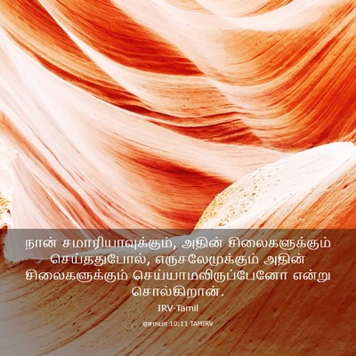 Picture 03 - ஏசாயா 10:11 TAMIRV - நான் - Bible Verse Picture