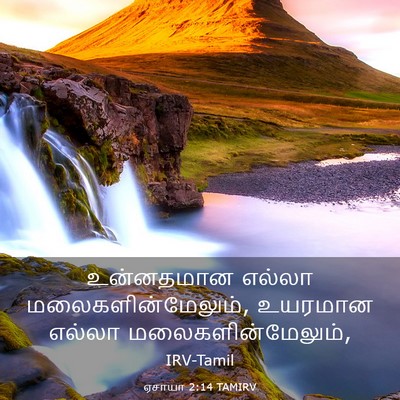 Picture 03 - ஏசாயா 2:14 TAMIRV - உன்னதமான எல்லா - Bible Verse Picture