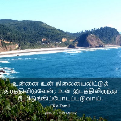 Picture 03 - ஏசாயா 22:19 TAMIRV - உன்னை உன் - Bible Verse Picture