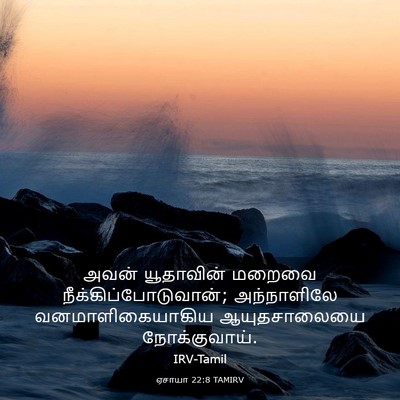 Picture 03 - ஏசாயா 22:8 TAMIRV - அவன் யூதாவின் - Bible Verse Picture