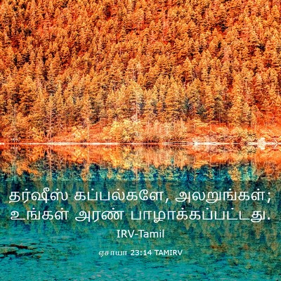 Picture 03 - ஏசாயா 23:14 TAMIRV - தர்ஷீஸ் - Bible Verse Picture