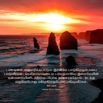 Picture 03 - ஏசாயா 30:29 TAMIRV - பண்டிகை - Bible Verse Picture