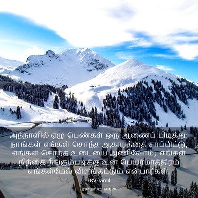 Picture 03 - ஏசாயா 4:1 TAMIRV - அந்நாளில் ஏழு - Bible Verse Picture