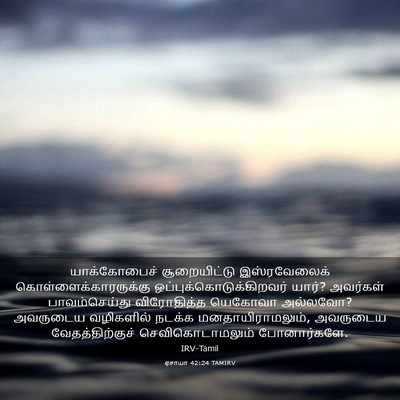 Picture 03 - ஏசாயா 42:24 TAMIRV - யாக்கோபைச் - Bible Verse Picture