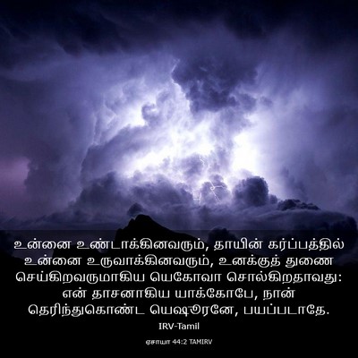 Picture 03 - ஏசாயா 44:2 TAMIRV - உன்னை - Bible Verse Picture