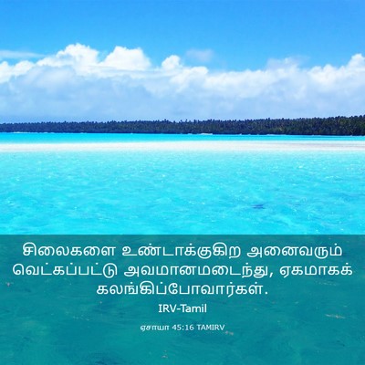 Picture 03 - ஏசாயா 45:16 TAMIRV - சிலைகளை - Bible Verse Picture