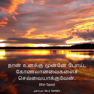 Picture 03 - ஏசாயா 45:2 TAMIRV - நான் உனக்கு - Bible Verse Picture