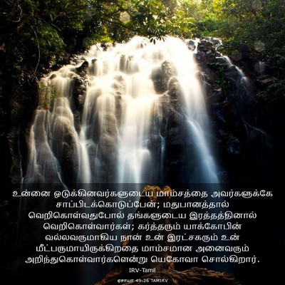 Picture 03 - ஏசாயா 49:26 TAMIRV - உன்னை - Bible Verse Picture