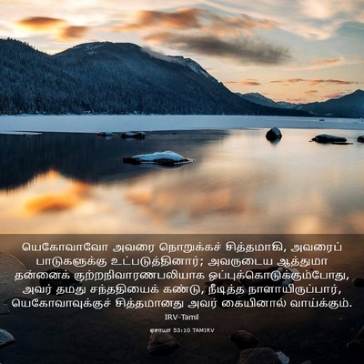 Picture 03 - ஏசாயா 53:10 TAMIRV - யெகோவாவோ அவரை - Bible Verse Picture