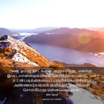 Picture 03 - ஏசாயா 56:4 TAMIRV - என் ஓய்வு நாட்களை - Bible Verse Picture