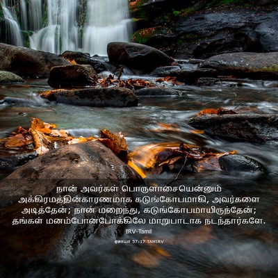 Picture 03 - ஏசாயா 57:17 TAMIRV - நான் அவர்கள் - Bible Verse Picture