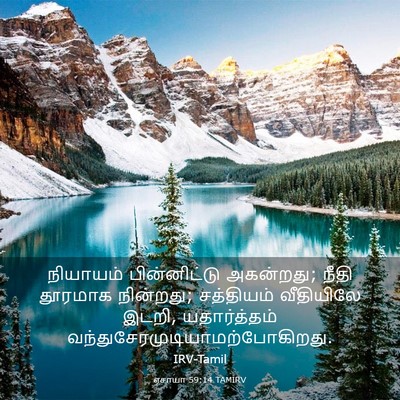 Picture 03 - ஏசாயா 59:14 TAMIRV - நியாயம் - Bible Verse Picture