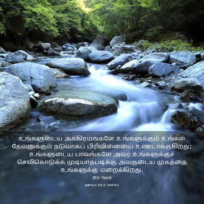 Picture 03 - ஏசாயா 59:2 TAMIRV - உங்களுடைய - Bible Verse Picture