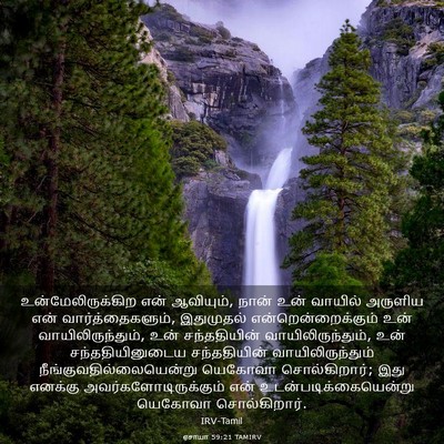 Picture 03 - ஏசாயா 59:21 TAMIRV - உன்மேலிருக்கிற - Bible Verse Picture