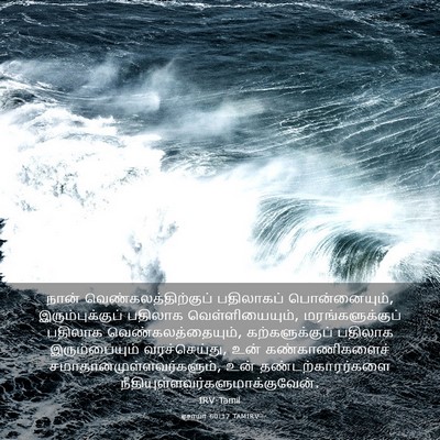 Picture 03 - ஏசாயா 60:17 TAMIRV - நான் - Bible Verse Picture