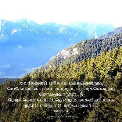 Picture 03 - ஏசாயா 62:12 TAMIRV - அவர்களைப் - Bible Verse Picture