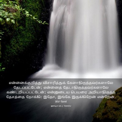 Picture 03 - ஏசாயா 65:1 TAMIRV - என்னைக்குறித்து - Bible Verse Picture