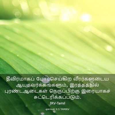 Picture 03 - ஏசாயா 9:5 TAMIRV - தீவிரமாகப் - Bible Verse Picture